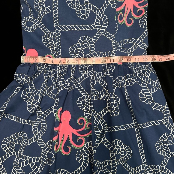 Melly M Blue and Pink Octopus Dress - Picture 6 of 7
